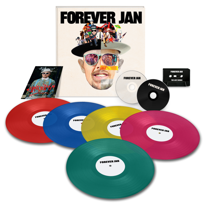 Forever Jan (25 Jahre Jan Delay) by Jan Delay - Ltd. signierte Fanbox + ltd. MC "Forever Jan - The Lost Demos" - shop now at Stoked store