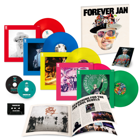 Forever Jan (25 Jahre Jan Delay) von Jan Delay - Ltd. signierte Fanbox + ltd. MC "Forever Jan - The Lost Demos" jetzt im Stoked Store
