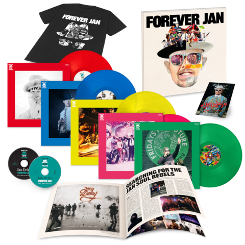 Forever Jan (25 Jahre Jan Delay) von Jan Delay - Ltd. signierte Fanbox + Shirt jetzt im Stoked Store