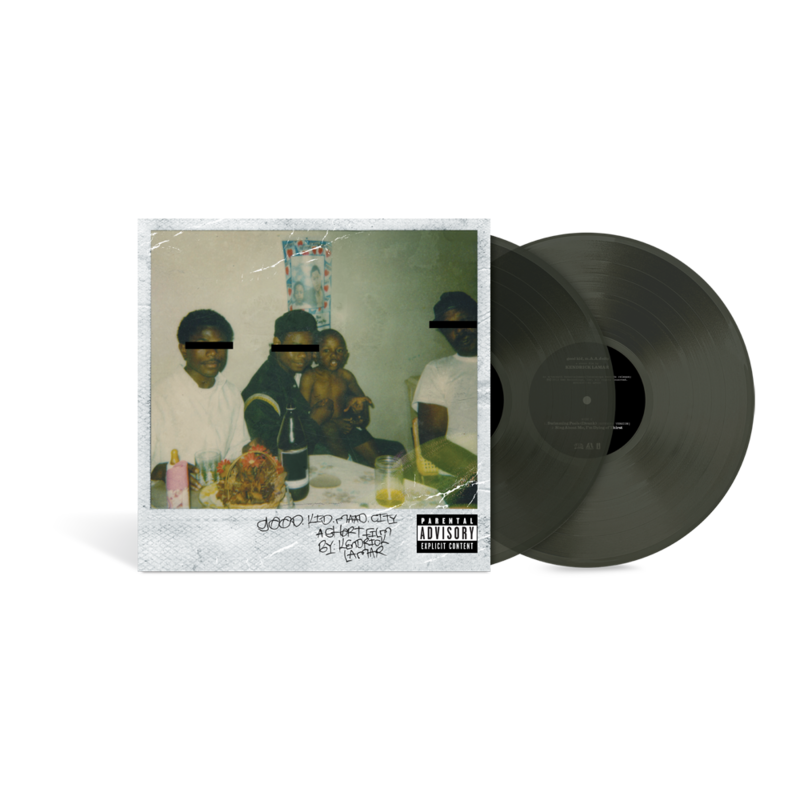 good kid, m.A.A.d. city by Kendrick Lamar - Exclusive Translucent Black Ice 2LP - shop now at Stoked store