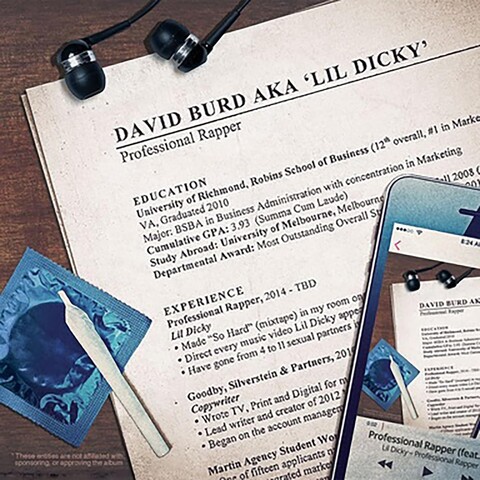Professional Rapper by Lil Dicky - 2LP - shop now at Stoked store