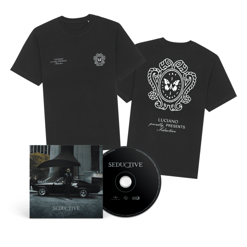 Seductive by Luciano - CD + T-Shirt Seductive Crest - shop now at Stoked store