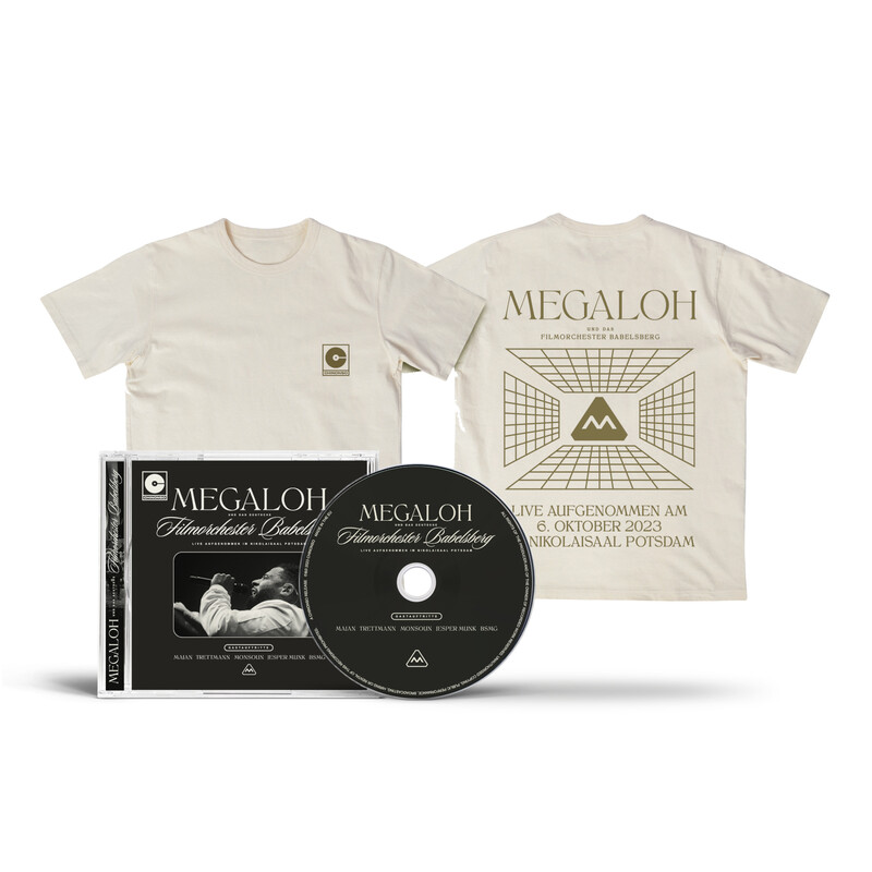 Megaloh und das Filmorchester Babelsberg von Megaloh - CD + T-Shirt jetzt im Stoked Store
