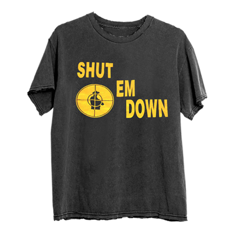 SHUT EM DOWN by Public Enemy - T-Shirt - shop now at Stoked store