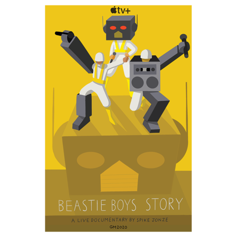 Beastie Boys Story "Robot" by Beastie Boys - Poster - shop now at Stoked store