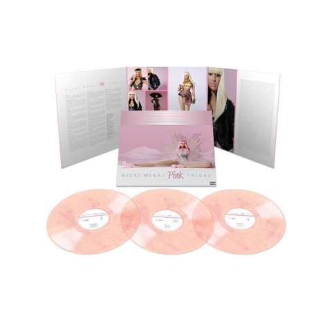 Pink Friday von Nicki Minaj - Excl Dlx Pink Translucent Colour Swirl 3LP jetzt im Stoked Store