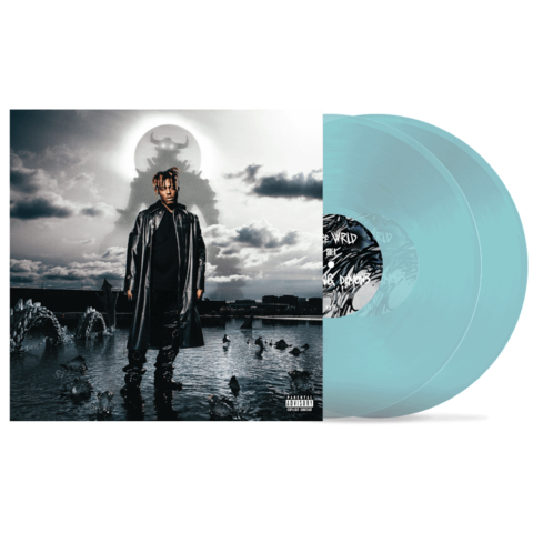 Fighting Demons by Juice WRLD - Exclusive Translucent Light Blue Vinyl LP - shop now at Stoked store