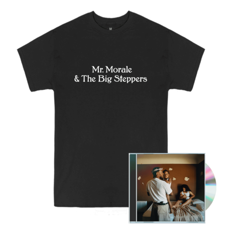 Mr. Morale & The Big Steppers by Kendrick Lamar - CD + T-Shirt Bundle (Black) - shop now at Stoked store