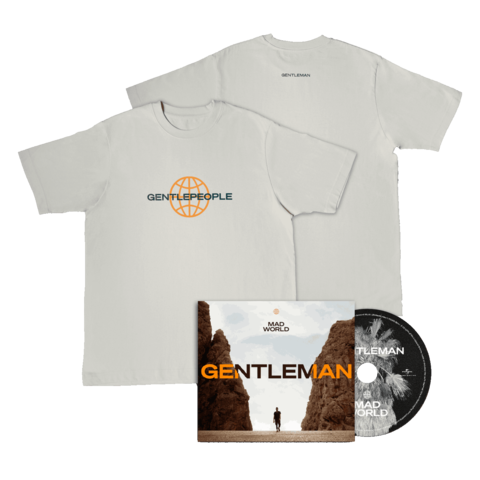 MAD WORLD by Gentleman - Digipack CD + T-Shirt (beige) - shop now at Stoked store