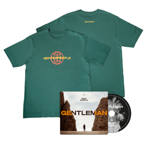 MAD WORLD by Gentleman - Digipack CD + T-Shirt (grün) - shop now at Stoked store