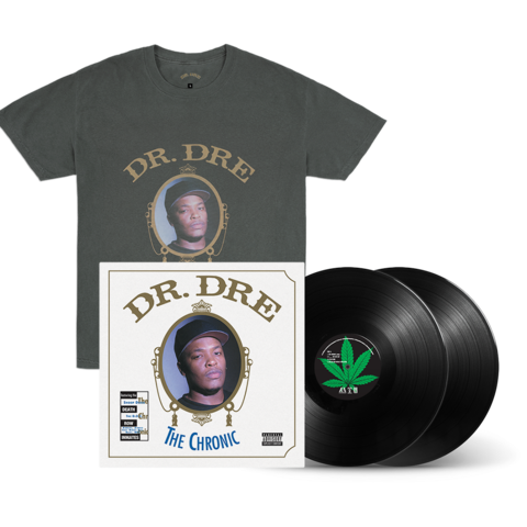 The Chronic by Dr. Dre - LP + T-Shirt (Off Black) - shop now at Stoked store