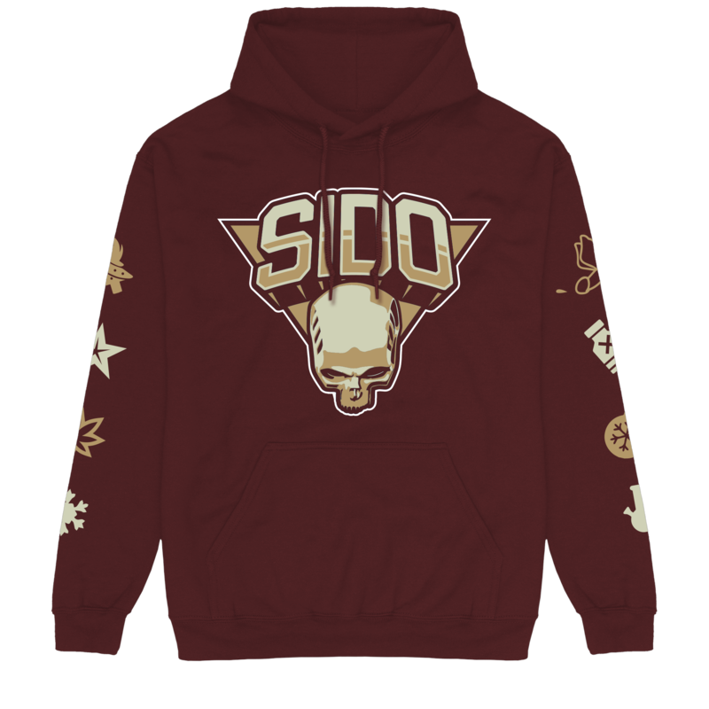 MASK Hoodie (rot) by Sido - Hoodie - shop now at Stoked store