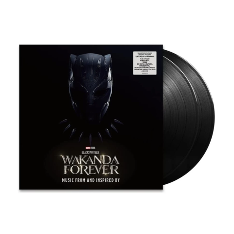 Black Panther: Wakanda Forever - Music From and Inspired By by O.S.T. / Various Artists - Ltd. 2LP Black Ice - shop now at Stoked store