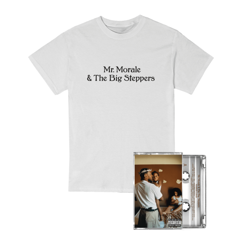 Mr. Morale & The Big Steppers von Kendrick Lamar - Ltd Clear Cassette + White Shirt jetzt im Stoked Store