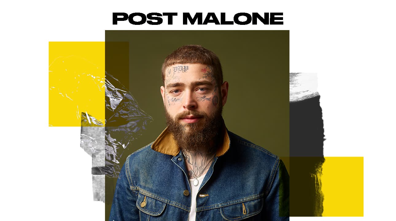 Post Malone stoked